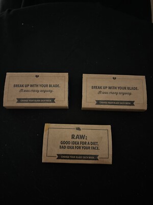 3 Pack Dollar Shave Club 12 Blades Refills + Free Bic Flex Shave Razor New!!!