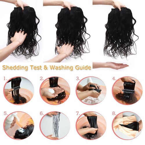 Kinky Curly Thick INDIAN Virgin Weave Weft Human Hair Extensions 3Bundles=300g - Picture 11 of 16