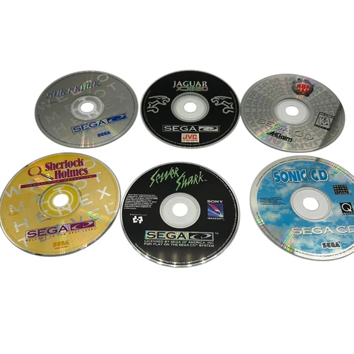 sega cd disc only lot Sonic Cd NBA Jam Jaguar Sewer Shark Video Games