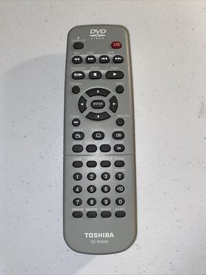 SE-R0049 Replace Remote For Toshiba DVD Video Player SD-1700 SD-1750 SD-1800 C1