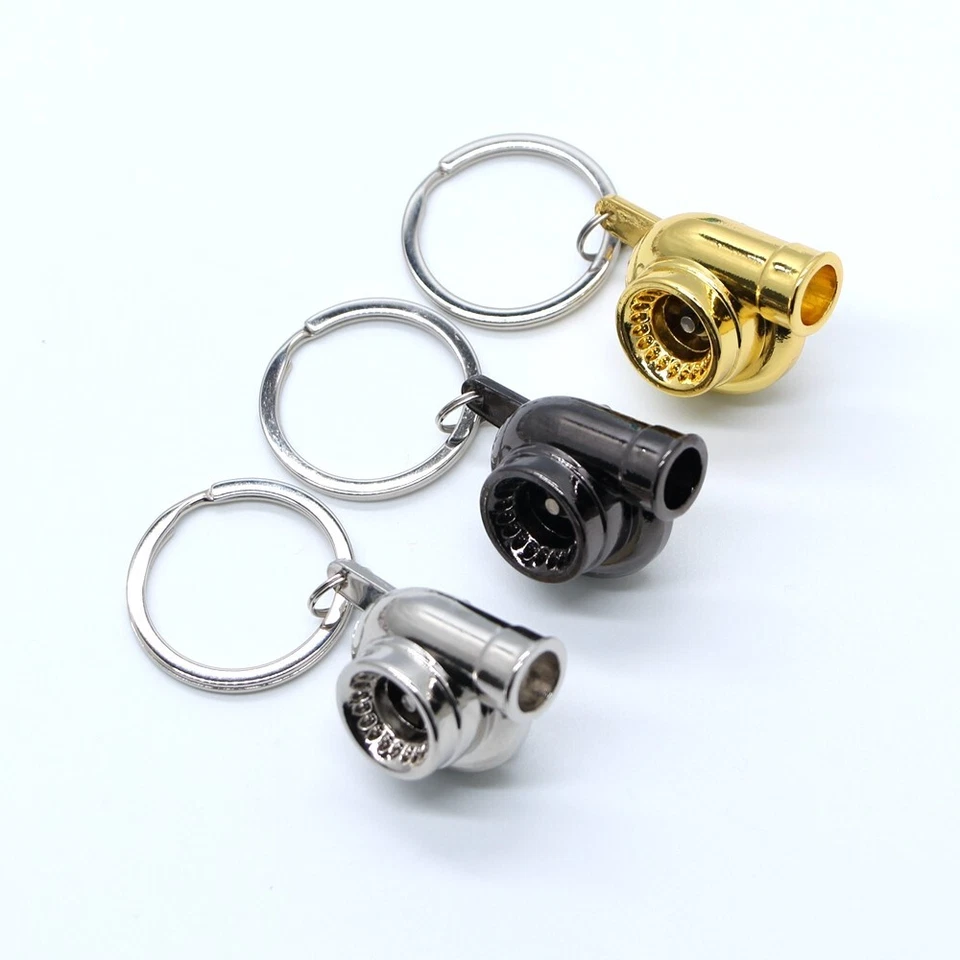 Turbo Metal Keychain Automotive Gift Idea Fidget Toy - Image 3 of 4