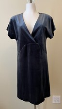 Anthropologie Sunday in Brooklyn Size Small Nancy Blue Velvet Mini Dress