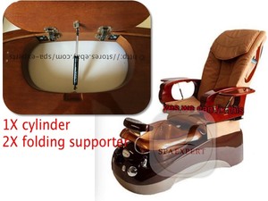 Details About Tray Gas Cylinder Hydraulic Folding Supporter Luxe Nail Pedicure Massage Chair