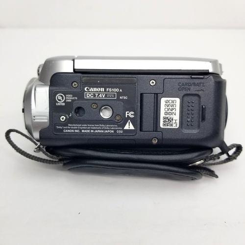 Canon FS100 Digital Video Camcorder 48x/2000x Zoom W/Box Power Cord Remote +More - Picture 8 of 22