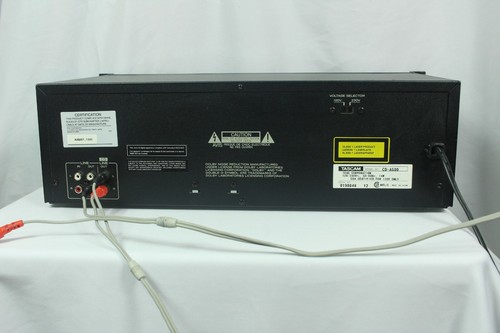 Tascam CD-A500 CD/Cassette Player Not Working Sold As-is For Parts Or Repair. - Picture 6 of 12