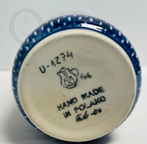 CERAMIKA ARTYSTYCZNA POLISH POTTERY*12 oz Tumbler Water Glass*241255Z S208 - Picture 2 of 4