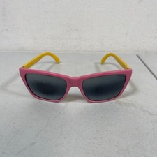 Vintage Pink Yellow Retro Sunglasses With Reflective Shading Opti Ray