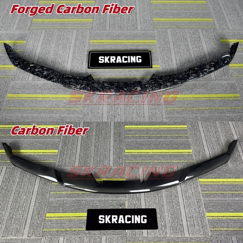 Carbon Fiber/Forged Carbon Fiber Front Bumper Lip Fit For Ferrari 488 2016-2019 - Picture 2 of 27