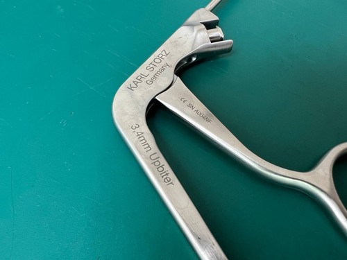 Karl Storz 28171BBN Silcut Punch, Jaws Angled 15deg Up, With Cleaning Port - Picture 8 of 11