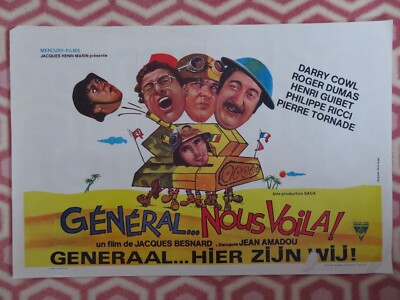 GENERAL...NOUS VOILA!/ General ... here we are! BELGIUM (14.5''x 21.5'')POSTER '78