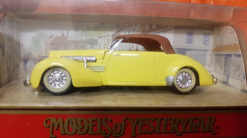 MM - Matchbox Models of Yesteryear Y-18 Cord gelb OVP - Bild 2 von 3