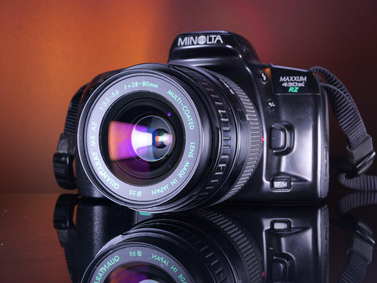 Minolta Maxxum HTsi Plus 35mm SLR Film Camera w/Quantaray 28-90 f3.5-5