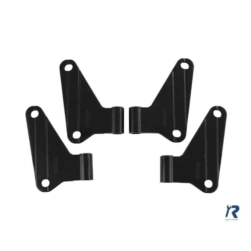 Juego de bisagras de carrocería negras de alta resistencia aptas para Jeep Wrangler JK 2007-2018 2 puertas  Foto 4 de 4