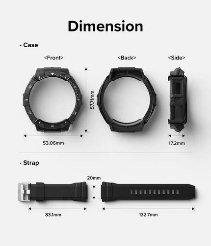 Ringke Fusion-X Guard (Wire O) for Galaxy Watch 5 Pro 45mm Rugged Case Band - 第 41/65 張圖片