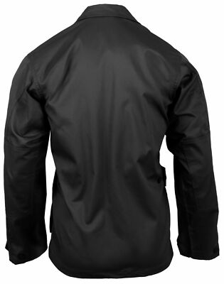 BLACK ROTHCO 7970 MENS BDU SHIRT 4 POCKET UNIFORM SHIRT POLY
