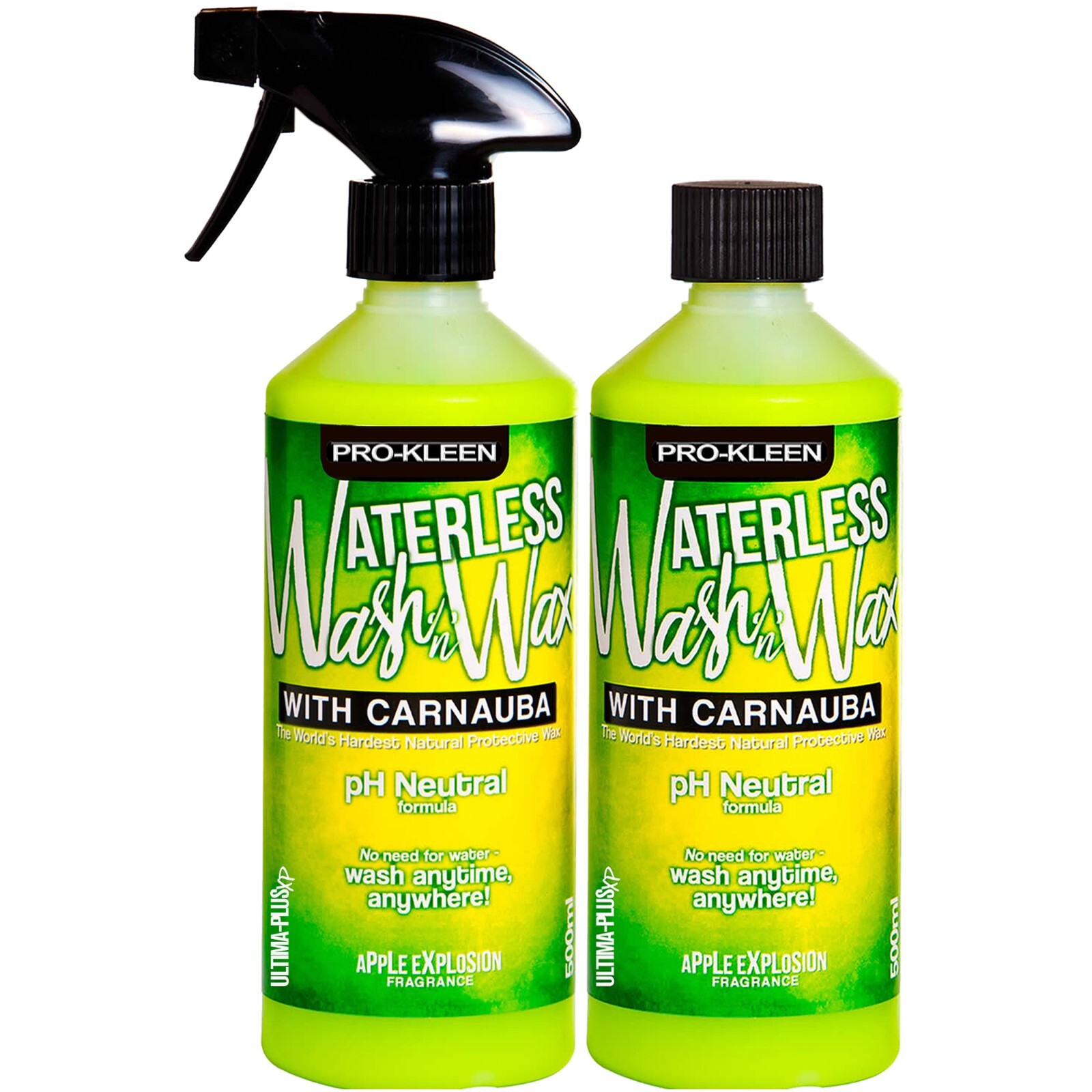 ProKleen Waterless Wash Wax Apple Cleaner Carnauba Car Polish Showroom 1L