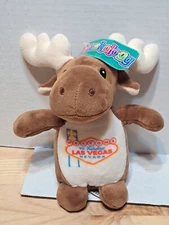 Welcome To Las Vegas Nevada Squishy Moose 6" Plush Stuffed Toy 2022 Plushology