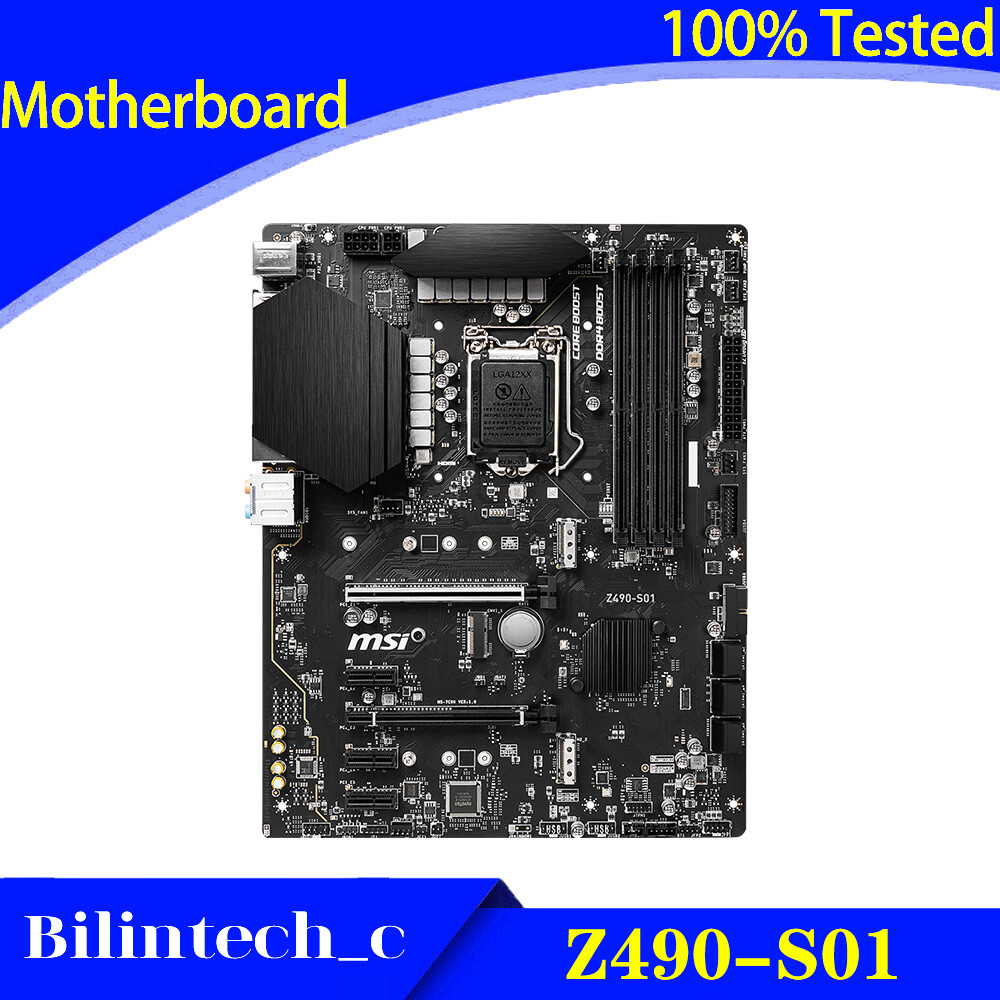 FOR MSI Z490-S01 Motherboard Supports 10900k 10700 10400 10500