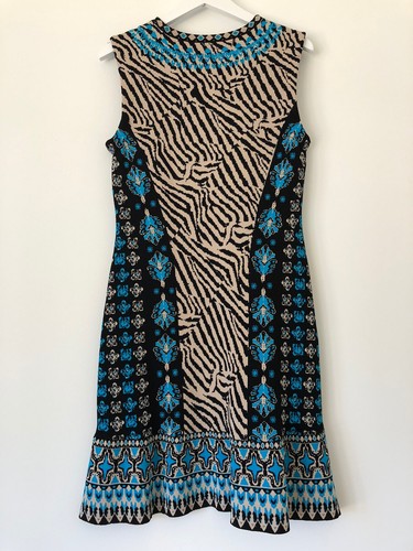 Nanette Lepore Womens Knit Sleeveless Safari Sheath Dress Size L $378 NWT - Picture 6 of 6