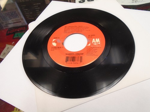 Sheryl Crow All I Wanna Do (Remix) / Leaving Las Vegas 45 rpm 1993 A&M EX - Picture 2 of 3