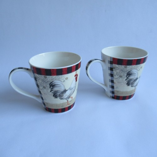 Pimpernel Country Touch Mug & Tray Set 8420 Cup Cockerel Rooster Gift Coffee Tea - Picture 4 of 6