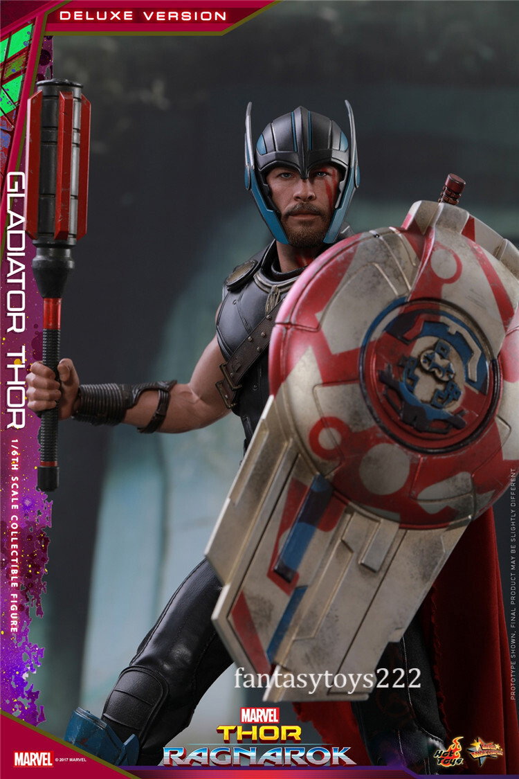 HotToys Mms445 Thor:Ragnarok 1/6th Gladiator Thor Deluxe Version