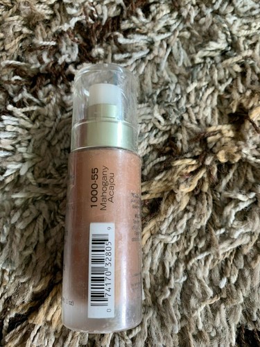 X1 SALLY HANSEN NATURAL BEAUTY LIQUID MAKEUP, BY CARMINDY 1000-55 MAHOGANY RARE - Picture 2 of 2