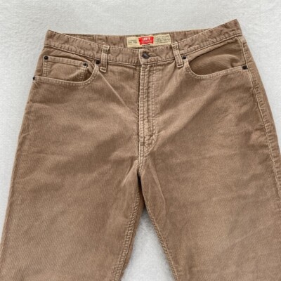 Vintage Levi's W511 Workers Pants Mens 36x29 Brown Corduroy