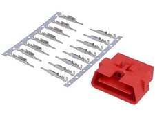 OBD II Diagnose Stecker OBD2 16-polig Kontakte Pins Set Buchse Ersatz Reparatur