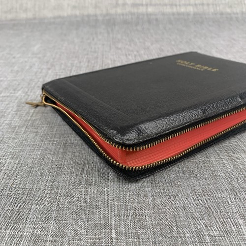 Holy Bible KJV Genuine Leather Zippered Red Letter Edition Concordance - Picture 8 of 10