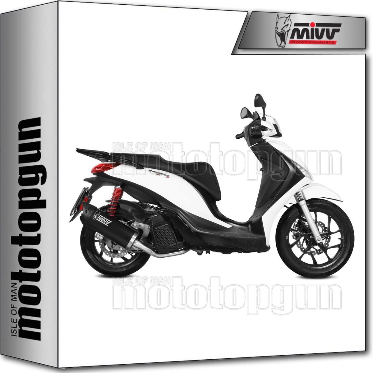 full silencer mover steel black mivv for piaggio medley 125 s 2021
