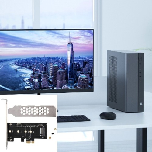 NVME to PCIE3.0 X1 Adapter Card Easy Installation Upgrade Computer Expansion - Photo 3/8
