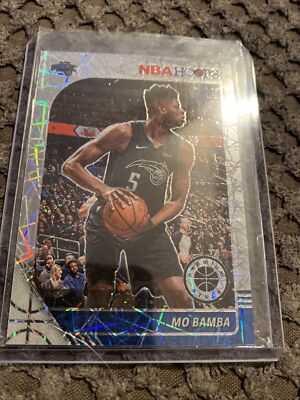 2019-20 NBA Hoops Premium - Mo Bamba #138 SILVER LASER PRIZM - Orlando Magic