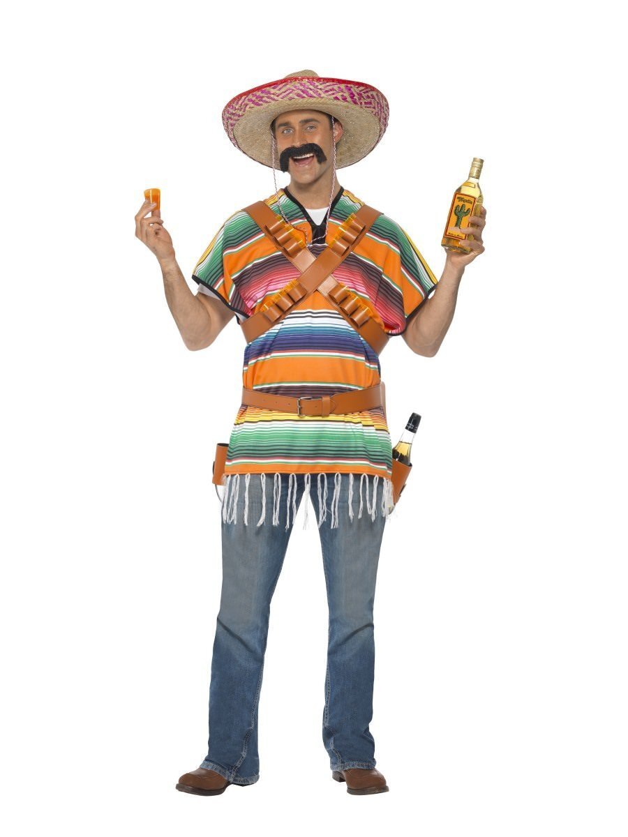 Tequila Shooter Guy Costume Adult Multi Coloured Tequila Shooter Guy Costume Adult Multi Coloured