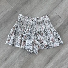 Isabel Marant Etoile Navy Ayowell shorts cream size 42 US 10