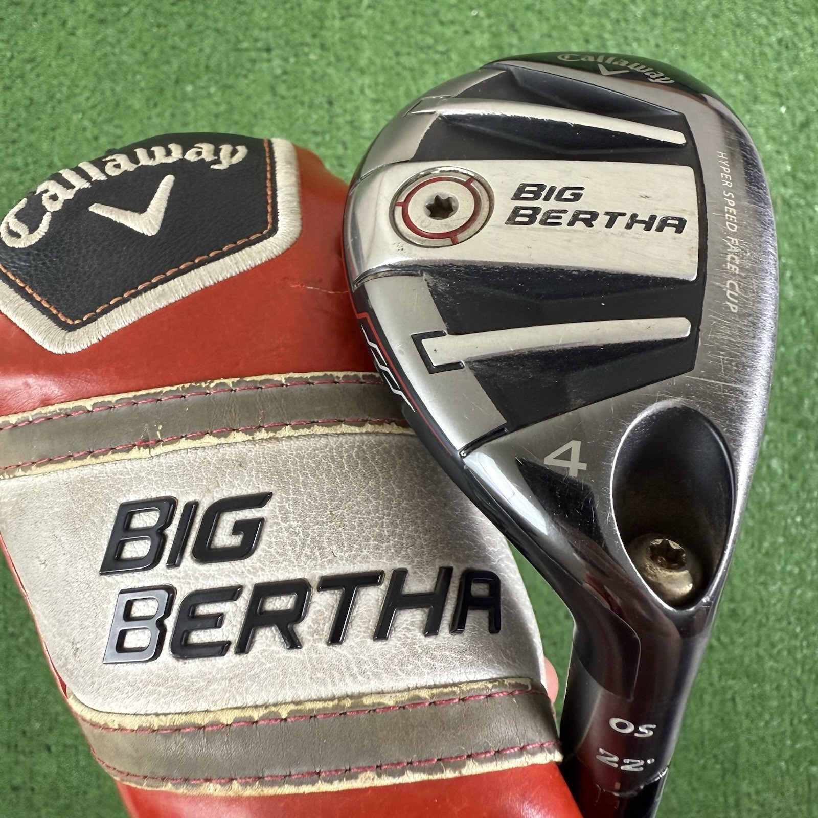 Callaway Big Bertha OS 22 4 Hybrid 4H Senior Flex UST Mamiya Recoil ES 460 F2
