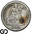 1889 Seated Liberty Dime