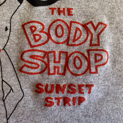 CAMISETA VINTAGE AÑOS 80 THE BODY SHOP SUNSET HOLLYWOOD STRIP CLUB HOMBRE TALLA S VAN HALEN - Imagen 5 de 11