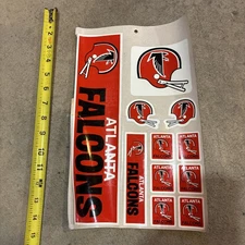 VINTAGE ATLANTA FALCONS OFFICIAL NFL Stickers From 1973 By Hallmark