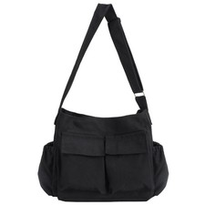 Canvas Messenger Bag Large Hobo Crossbody Bags for Women,Men, Shoulder Tote H...
