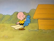 PEANUTS animation Cel Production Art Charles Schulz Comic Strip Charlie Brown I7