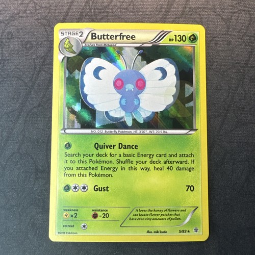 Butterfree 5/83 Generations Holo XY Pokemon Near Mint