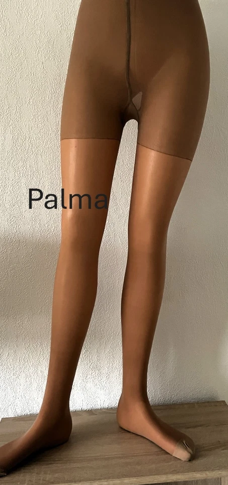 9 Paar Übergröße Strumpfhosen 20 Den mit großem Zwickel € 13,50 ( € 1,50/Paar ) - Bild 3 von 4