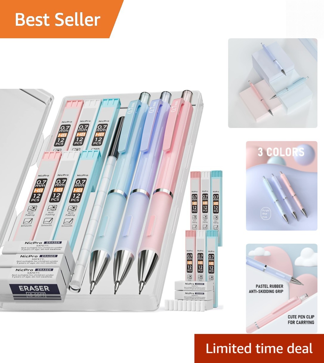 Set - Eco-friendly With Refills & Case Included