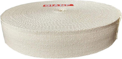 1 1/2 Inch Natural Heavy Cotton Webbing 10 Yards for Bags Backpack Straps Belts