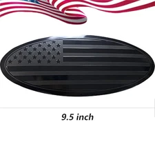For 9.5 Inch 2015-2021 Ford F150 Front Grille Tailgate US Flag Oval Emblem Badge