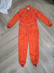 Sparco racing suitOne-piece flame-resistant racing jumpsuit Orange 611