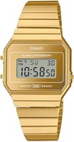 Casio A700WEVG-9A Vintage Gold Digitaluhr Slim Armband Unisex Neu Y866483