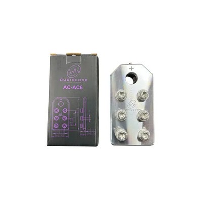 Audio Xtreme Code AC-AC6 Flat 6 Spot Aluminum Battery Terminal (Single)