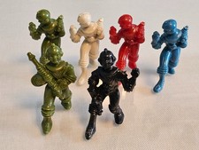 Vintage Ajax Spaceman Figure Lot of 6 1950s 3.5"